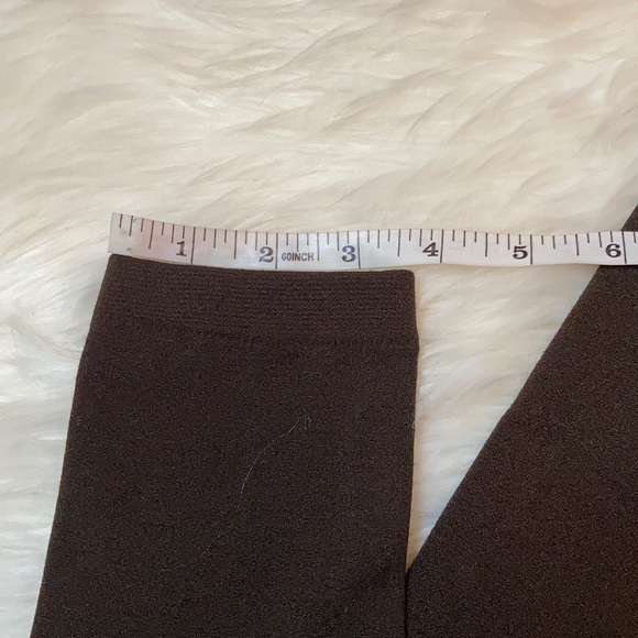 Walmart brand Chocolate brown leggings tights pant - Picture 12 of 14
